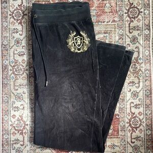 Black Juicy Couture Track pants